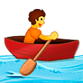 Emoji 🚣 Persona In Barca A Remi su Samsung One UI 5.0.