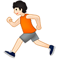 Emoji 🏃🏻 Persona Che Corre: Carnagione Chiara su Samsung One UI 5.0.