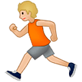 🏃🏼 Emoji Persona Corriendo: Tono De Piel Claro Medio en Samsung One UI 5.0.