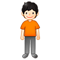 🧍🏻 Emoji stehende Person: helle Hautfarbe Samsung One UI 5.0.