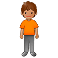 Emoji 🧍🏽 Persona In Piedi: Carnagione Olivastra su Samsung One UI 5.0.