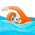 🏊🏻 Emoji Persona Nadando: Tono De Piel Claro en Samsung One UI 5.0.