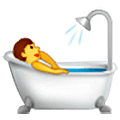 Emoji 🛀 Persona Che Fa Il Bagno su Samsung One UI 5.0.
