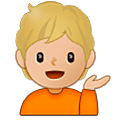 💁🏼 Emoji Infoschalter-Mitarbeiter(in): mittelhelle Hautfarbe Samsung One UI 5.0.