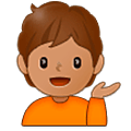 💁🏽 Emoji Persona De Mostrador De Información: Tono De Piel Medio en Samsung One UI 5.0.