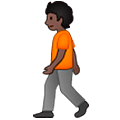 🚶🏿 Emoji Persona Caminando: Tono De Piel Oscuro en Samsung One UI 5.0.
