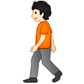 🚶🏻 Emoji Persona Caminando: Tono De Piel Claro en Samsung One UI 5.0.