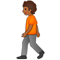🚶🏾 Emoji Persona Caminando: Tono De Piel Oscuro Medio en Samsung One UI 5.0.