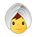 👳 Emoji Persona Con Turbante en Samsung One UI 5.0.