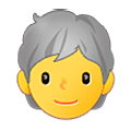 🧑‍🦳 Emoji Persona: cabello blanco en Samsung One UI 5.0.