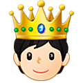 🫅🏻 Emoji Persona Con Corona: Tono De Piel Claro en Samsung One UI 5.0.