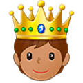 🫅🏽 Emoji Persona Con Corona: Tono De Piel Medio en Samsung One UI 5.0.