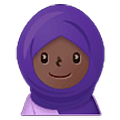 🧕🏿 Emoji Mujer Con Hiyab: Tono De Piel Oscuro en Samsung One UI 5.0.