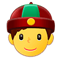 👲 Emoji Homem De Boné na Samsung One UI 5.0.