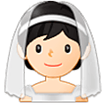 👰🏻 Emoji Novia Con Velo: Tono De Piel Claro en Samsung One UI 5.0.