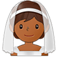 👰🏾 Emoji Person mit Schleier: mitteldunkle Hautfarbe Samsung One UI 5.0.