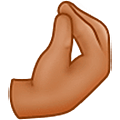 Emoji 🤌🏽 Mano A Pigna: Carnagione Olivastra su Samsung One UI 5.0.
