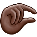 🤏🏿 Emoji Mano Pellizcando: Tono De Piel Oscuro en Samsung One UI 5.0.