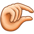 🤏🏻 Emoji Wenig-Geste: helle Hautfarbe Samsung One UI 5.0.