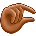 🤏🏾 Emoji Mano Pellizcando: Tono De Piel Oscuro Medio en Samsung One UI 5.0.