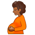 Persona Embarazada: Tono De Piel Oscuro Medio Samsung One UI 5.0.