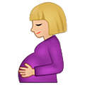 🤰🏼 Emoji Mujer Embarazada: Tono De Piel Claro Medio en Samsung One UI 5.0.