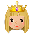👸🏼 Emoji Princesa: Tono De Piel Claro Medio en Samsung One UI 5.0.