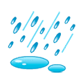 Emoji ⛆ Pioggia su Samsung One UI 5.0.