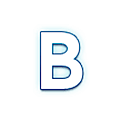 🇧 Emoji Indicador regional Símbolo Letra B en Samsung One UI 5.0.