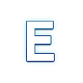 Émoji 🇪 Indicador regional Símbolo Letra E sur Samsung One UI 5.0.