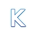 🇰 Emoji Indicador regional símbolo letra K en Samsung One UI 5.0.