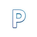 🇵 Emoji Indicador regional símbolo letra P en Samsung One UI 5.0.
