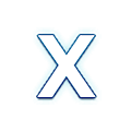 Symbole indicateur régional lettre X Samsung One UI 5.0.
