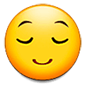 Emoji 😌 Faccina Sollevata su Samsung One UI 5.0.