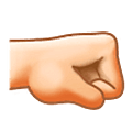 🤜🏻 Emoji Faust nach rechts: helle Hautfarbe Samsung One UI 5.0.