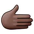 🫱🏿 Emoji Mano Derecha: Tono De Piel Oscuro en Samsung One UI 5.0.