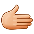🫱🏼 Emoji Mão Direita: Pele Morena Clara na Samsung One UI 5.0.