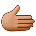 🫱🏽 Emoji Mano Derecha: Tono De Piel Medio en Samsung One UI 5.0.