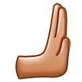 🫸🏽 Emoji Nach Rechts Drückende Hand: Mittlere Hautfarbe Samsung One UI 5.0.