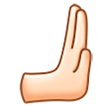 🫸🏻 Emoji Nach Rechts Drückende Hand: Helle Hautfarbe\n Samsung One UI 5.0.