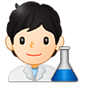 🧑🏻‍🔬 Emoji Wissenschaftler(in): helle Hautfarbe Samsung One UI 5.0.