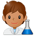 Emoji 🧑🏽‍🔬 Persona Che Lavora In Campo Scientifico: Carnagione Olivastra su Samsung One UI 5.0.