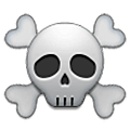 ☠️ Emoji Totenkopf mit gekreuzten Knochen Samsung One UI 5.0.
