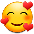 🥰 Emoji Cara Sonriendo Con Corazones en Samsung One UI 5.0.