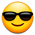Emoji 😎 Faccina Con Sorriso E Occhiali Da Sole su Samsung One UI 5.0.