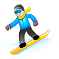 🏂 Emoji Praticante De Snowboard na Samsung One UI 5.0.