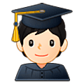 🧑🏻‍🎓 Emoji Estudiante: Tono De Piel Claro en Samsung One UI 5.0.