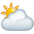 ⛅ Emoji Sol Por Trás Das Nuvens na Samsung One UI 5.0.