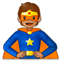 Emoji 🦸🏽 Supereroe: Carnagione Olivastra su Samsung One UI 5.0.