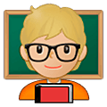🧑🏼‍🏫 Emoji Profesor: Tono De Piel Claro Medio en Samsung One UI 5.0.